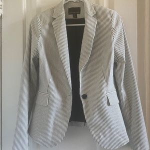 Cynthia Rowley Seersucker Blazer